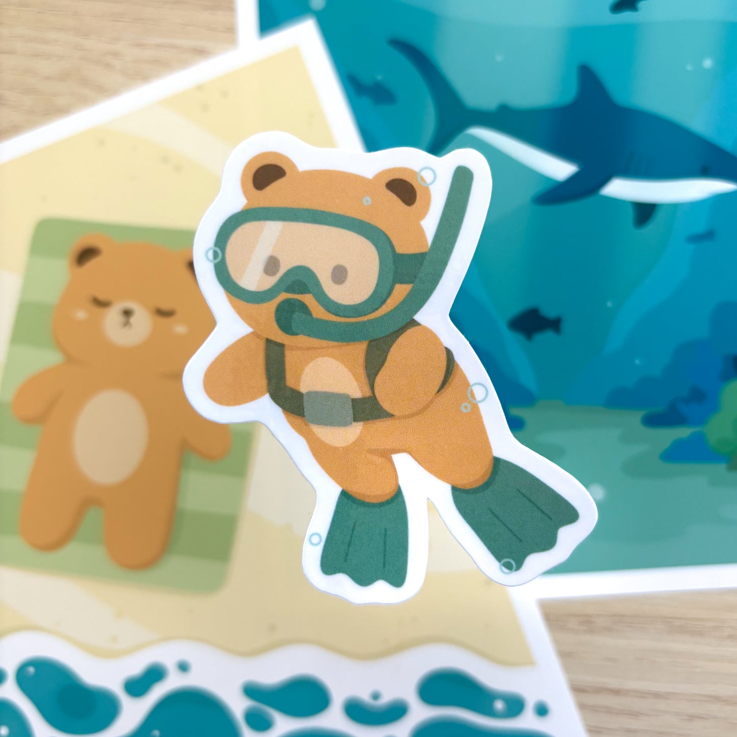 Sticker Ririko Plongeur
