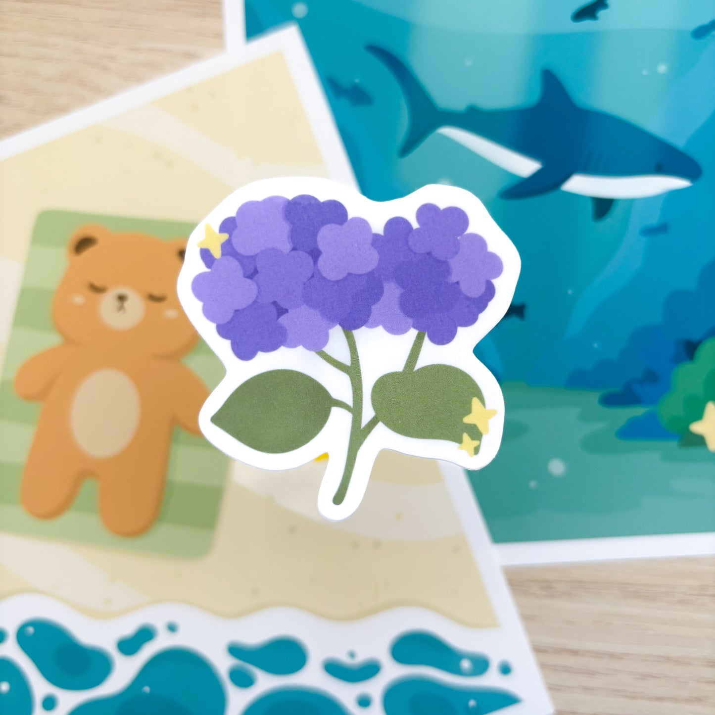 Sticker Les Hortensias