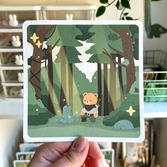 The Warrior's Rest Print