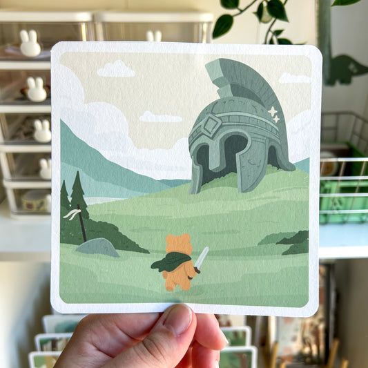 The Helmet Print