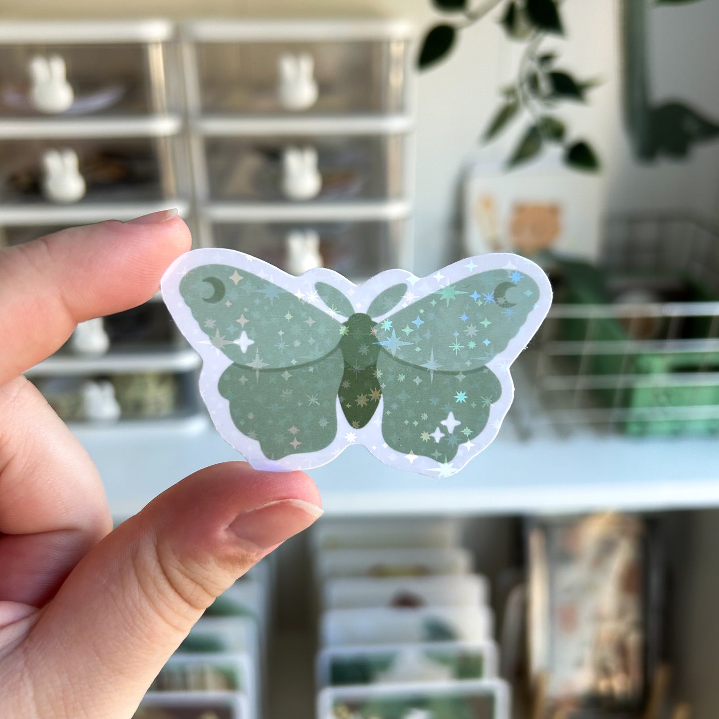 Sticker Papillon Céleste