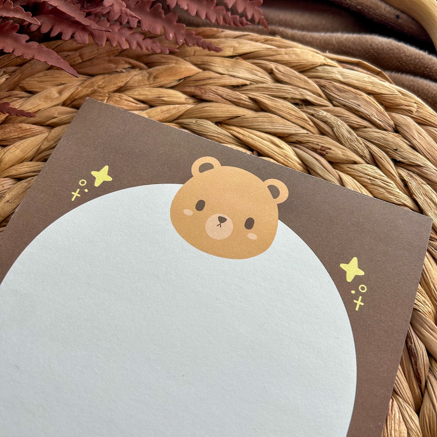 The Ririko A5 notepad, viewed at an angle, highlighting the premium quality and whimsical fantasy design for everyday use.