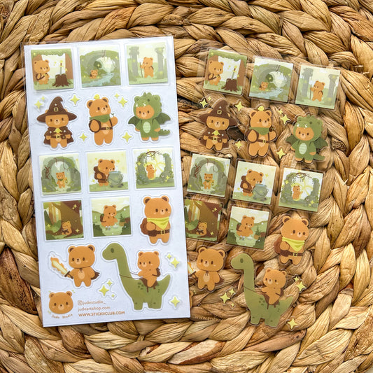 Ririko Stickers Sheet - feat Stickii Club