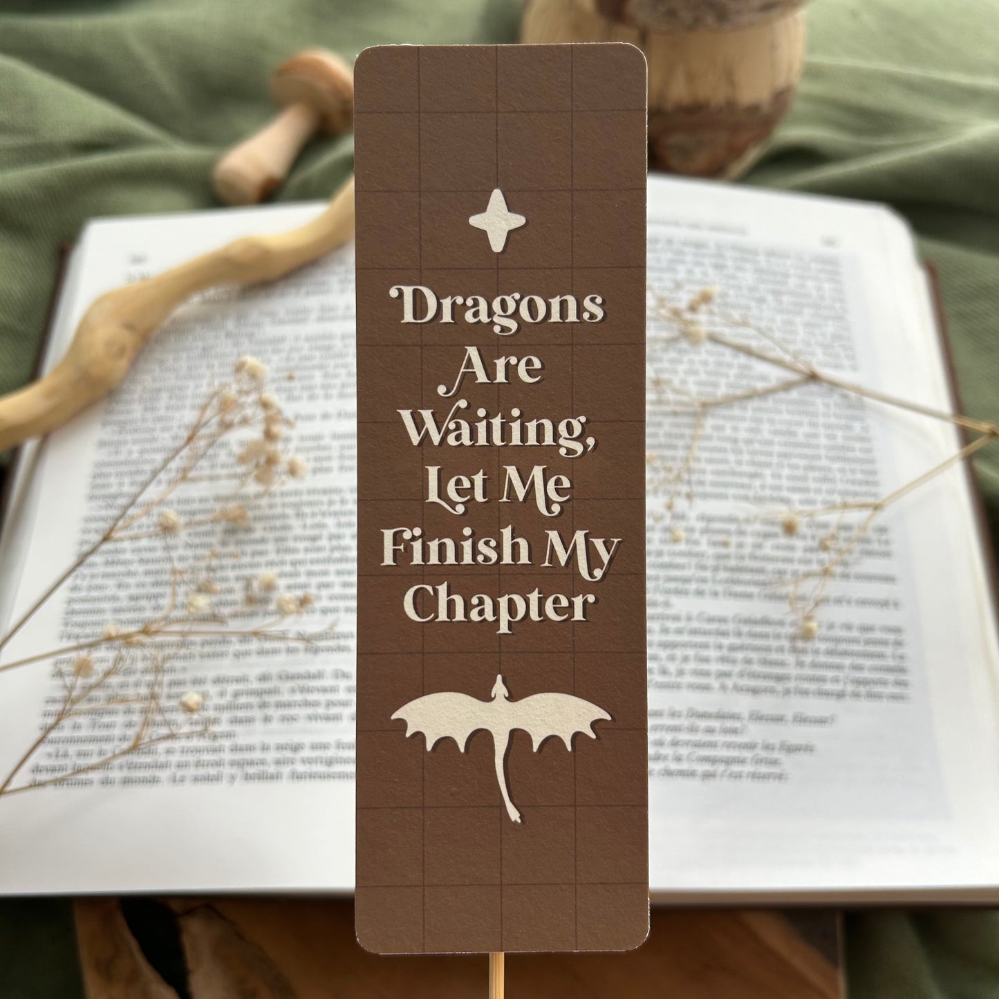 Dragons Are Waiting Bookmark