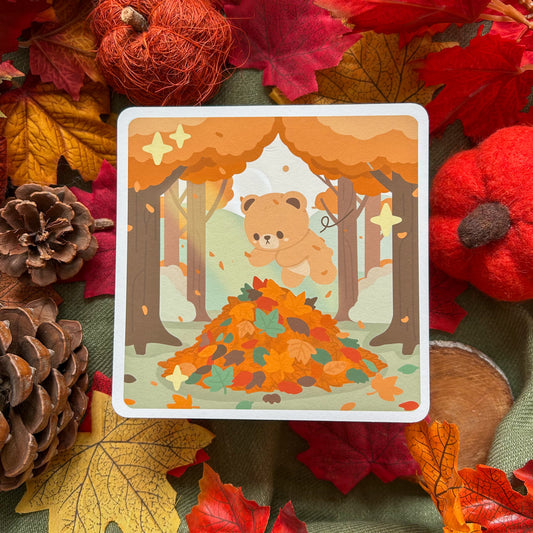 The Autumn Leaves Art Print